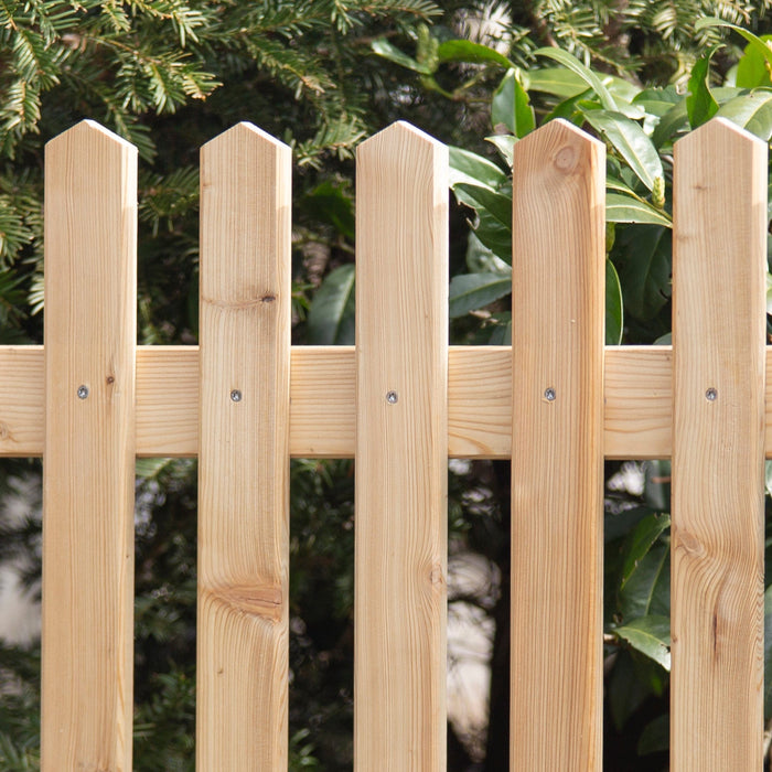 Wooden garden fence "Watzmann" larch