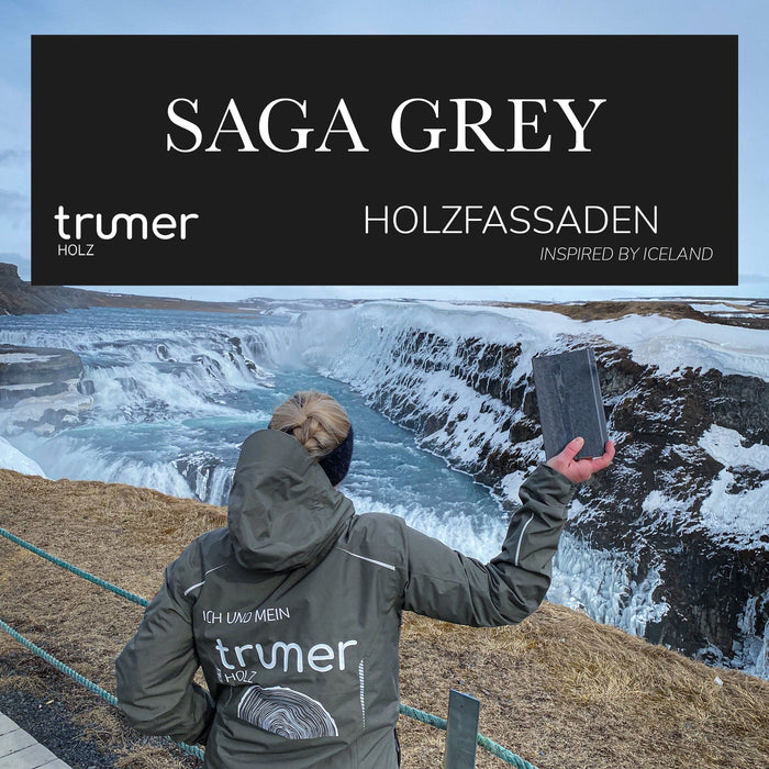 Fassade Fichte Saga Grey "Nótt"