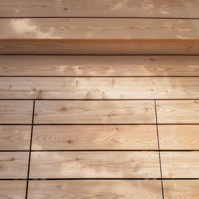 Wooden decking Larch smooth - classic 24mm