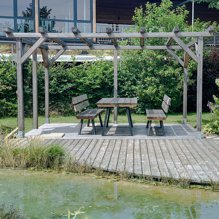 Pergola in larice - Kit di montaggio