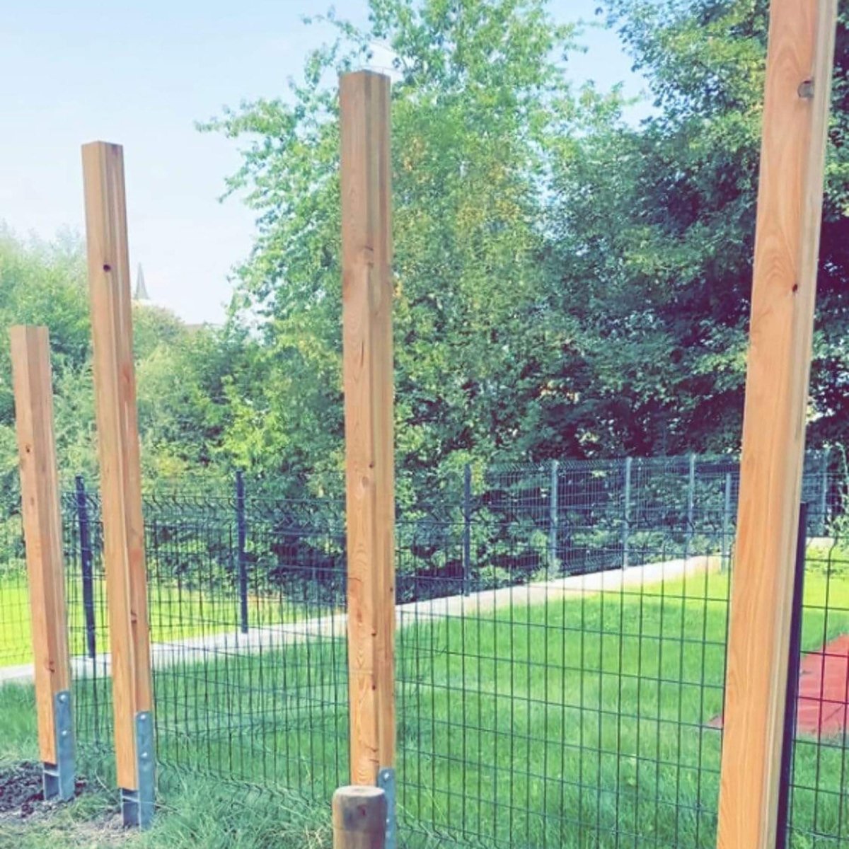 Einzelsteher Lärche passend für Sichtschutz Lärche Bausatz