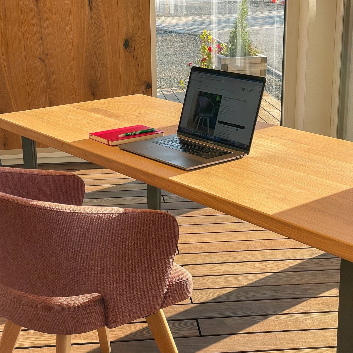 Desk Norli - Oak Solid