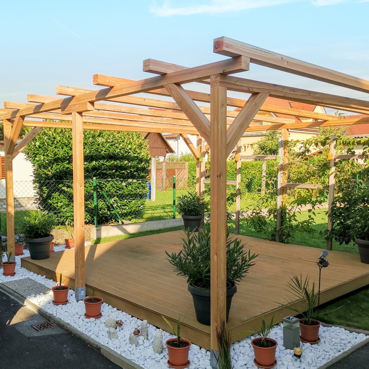 Pergola Bausatz Freistehend Holz