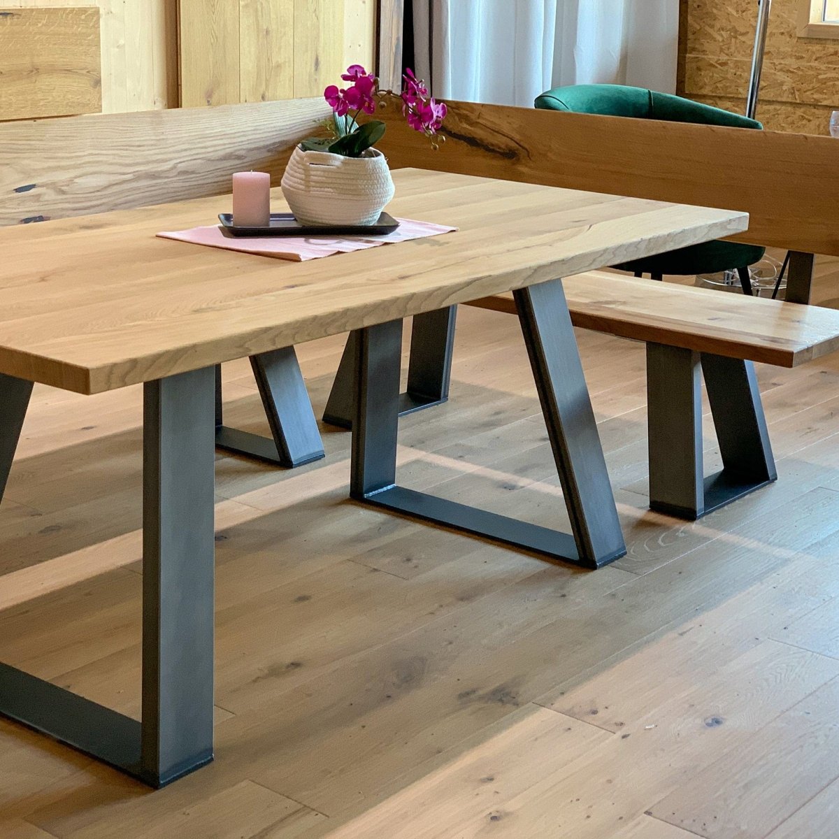 Table Norbert 90 x 180 cm - Solid Oak