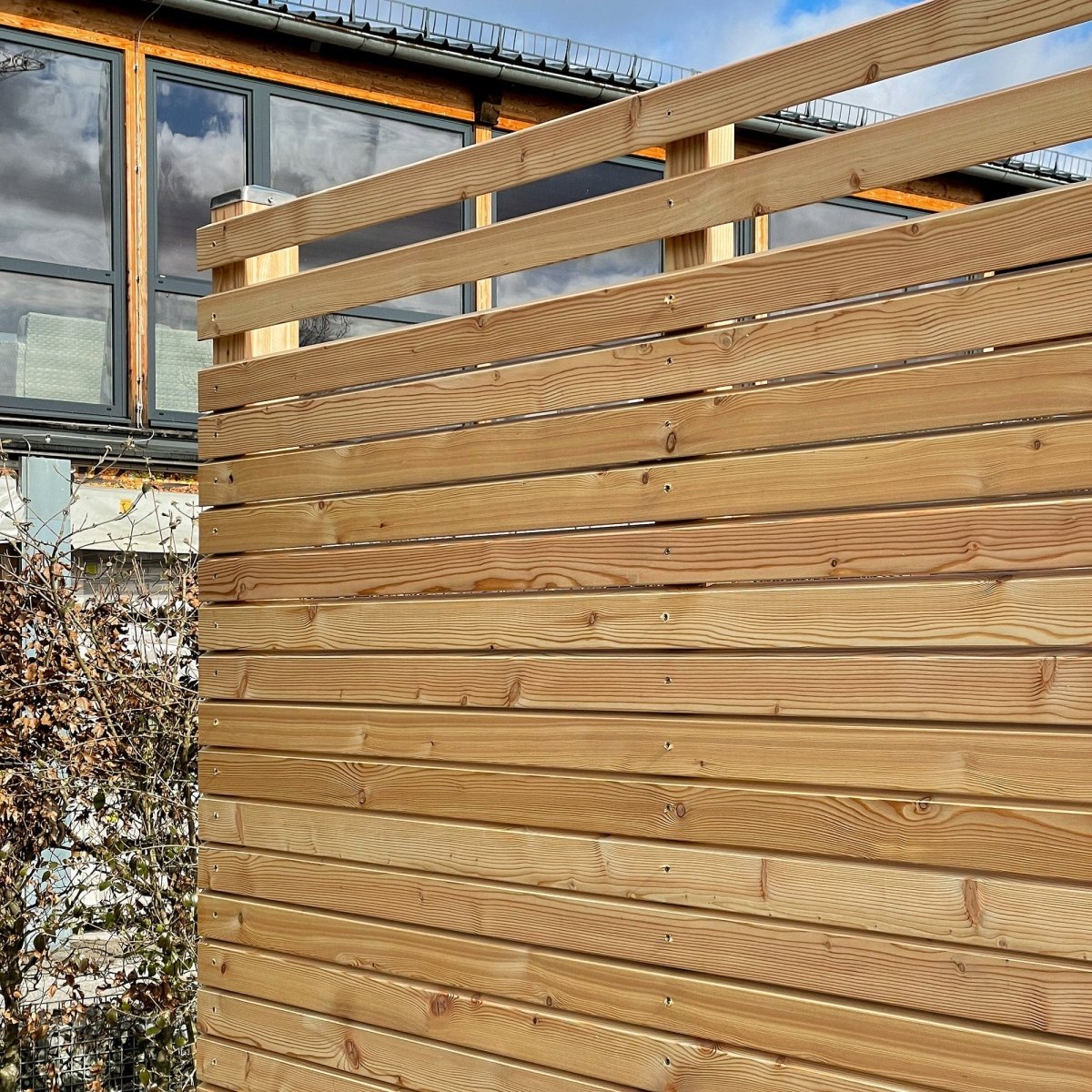 Sichtschutz Lärche - Bausatz