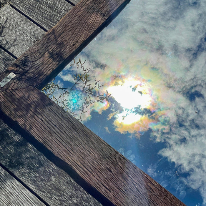 Reclaimed wood mirror