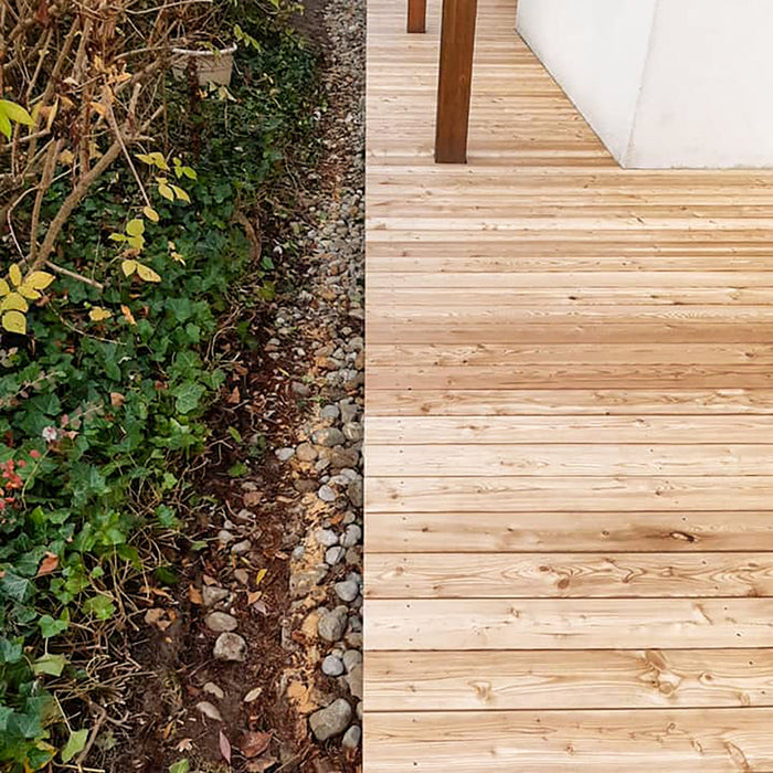 Copertura per terrazze in legno di larice VEH TOP - super forte 28 mm!