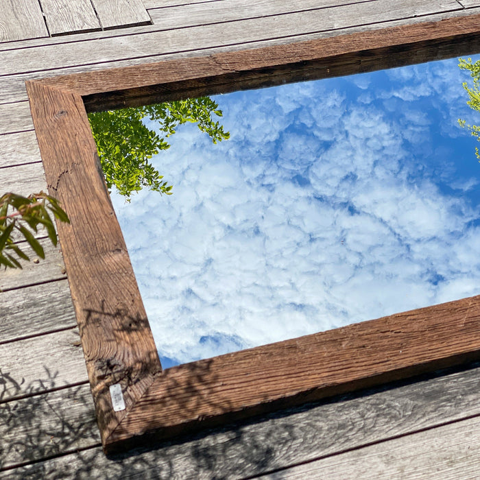 Reclaimed wood mirror